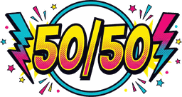 50/50