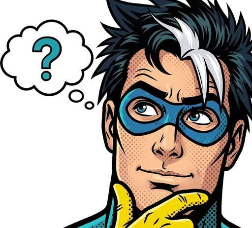 Captain BAM pensif, une question en tête
